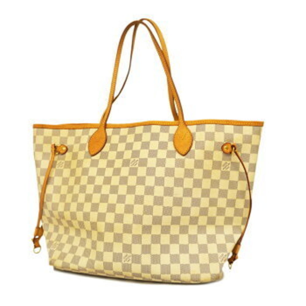 Louis Vuitton Damier Azur Neverfull MM Tote Bag